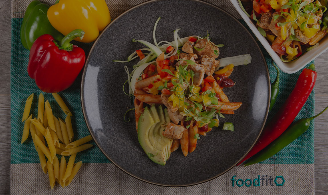 A healthy, personalised Food Fit meal shows how delicious our food is.