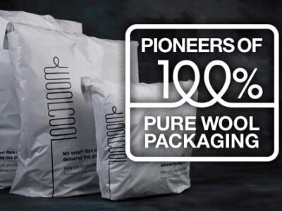 Bags of WoolCool shows how Food Fit is using sustainable packaging.