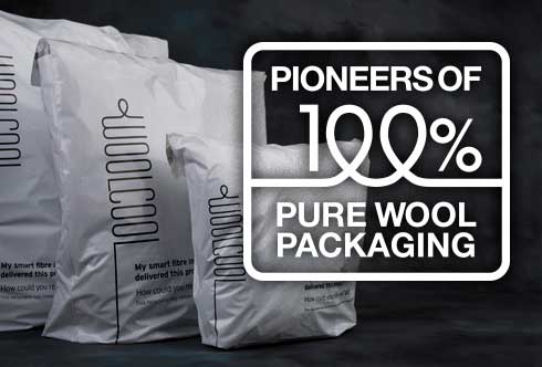 Bags of WoolCool shows how Food Fit is using sustainable packaging.