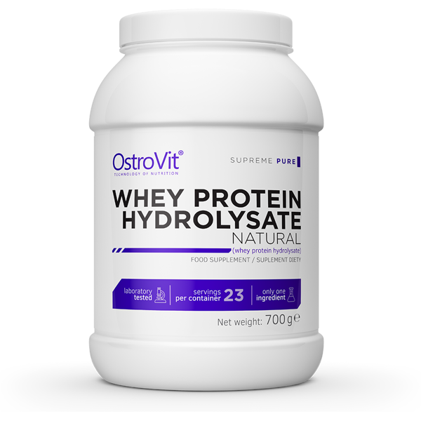 Tub of whey protein hydrolysate by OstroVit suggests this could be the best protein money can buy.